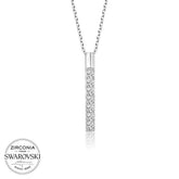 Swarovski Stone Silver Seven Stone Women's Necklace