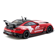 Voiture de sécurité Mercedes-Benz AMG GT Black Series de Nessiworld Tarmac Works à l'échelle 1/64