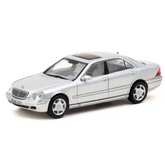 Nessiworld Tarmac Works 1/64 Mercedes Benz Classe S Métal Argent Brillant