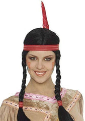 Perruque indienne tressée et poilue Nessiworld