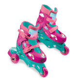 Patins à roues alignées à 3 roues avec motif licorne