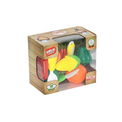 URT007-BOX-1ABC LÉGUMES À COUPER FRUITS 16 PCS