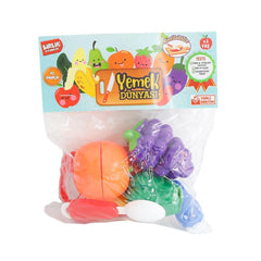 URT007-PVC-1AB COUPE-LÉGUMES ET FRUITS 3 PIÈCES