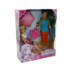 WG-115149 Boxed 29cm Vacationing Girl and Her Friend - Vardem Toys