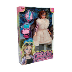 WG-66768 Furry Doll with Accessories 29 cm - Vardem Toys