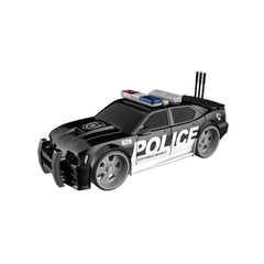 Voiture de police Nessiworld WY620A-B 1:16, son et lumière, à friction - Vardem