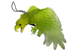 NessiWorld Green Color Soft Plastic Joke Eagle Bat Keychain Joke Material