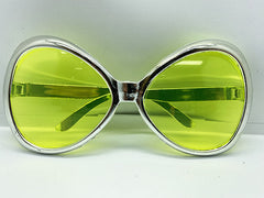 Nessiworld Yeşilçam Temalı Parti Gözlüğü Gümüş Renk 7x16 cm