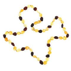 Collier d'ambre goutte pour adulte