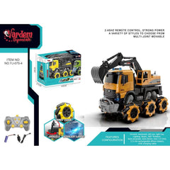 YJ-075-4 1:14 Remote Control Full Function 2.4G Truck Digger -Vardem