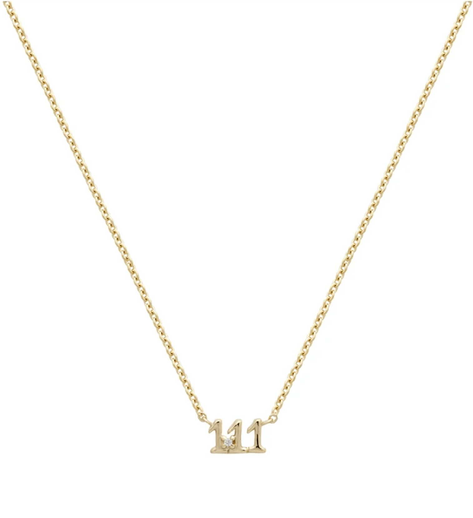 Zarif Melek Numarası Kolye - MeanYou