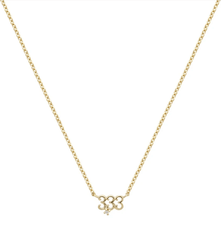 Zarif Melek Numarası Kolye - MeanYou