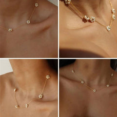 Zarif Papatyalar Kolye - MeanYou