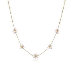 Zarif Papatyalar Kolye - MeanYou