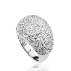 Silver Multi Stone Women's Ring