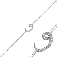 Bracelet Vav en argent pour femme