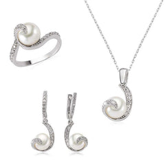 Silver Pearl Ladies Set