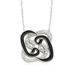 Silver Propeller Vav Women's Necklace