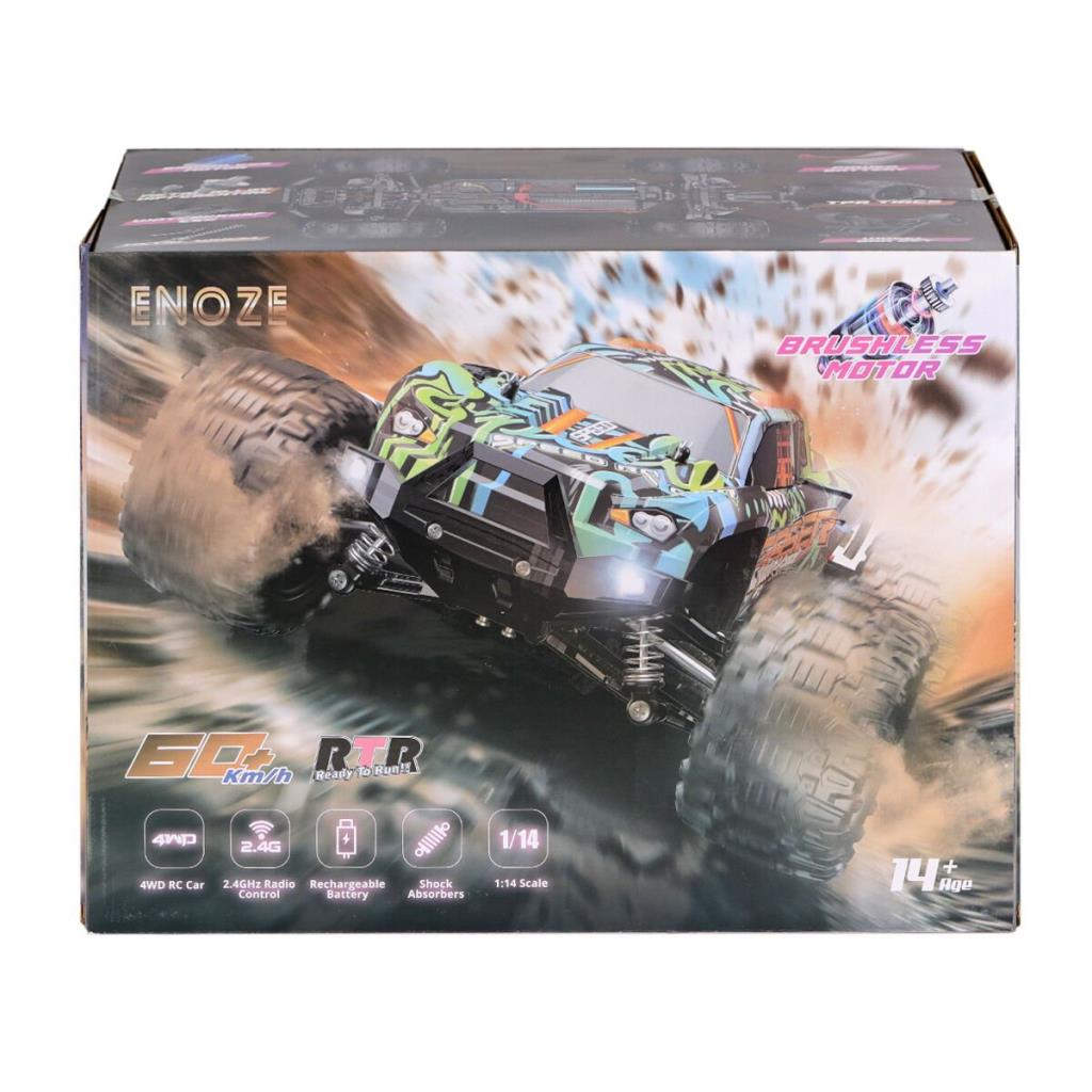 Nessiworld 001E Kumandalı 4x4 Fırçası Motor 1:14 Gaser Arazi Aracı -Gepettoys