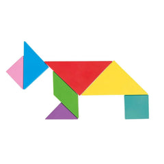 Nessiworld 03 569 Wooden Magnetic Tangram -Pilsan Toys