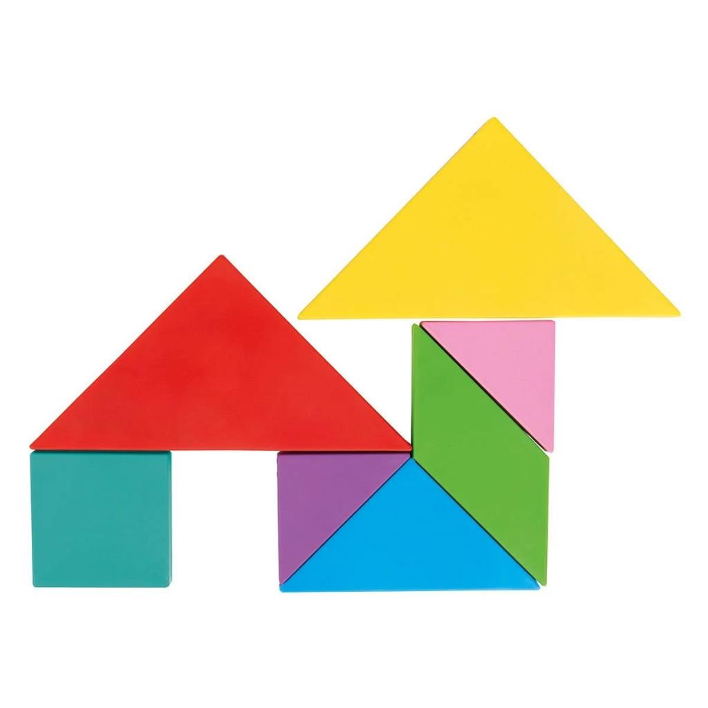 Nessiworld 03 569 Wooden Magnetic Tangram -Pilsan Toys