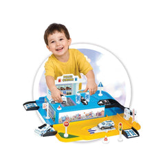 03371 POLICE STATION GARAGE SET