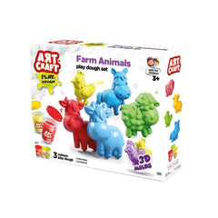 Nessiworld 03993 Art Craft Farm Animals Dough Set 168 Gr -Fentoys
