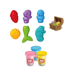Nessiworld 03994 Art Craft Mermaid Dough Set 168 Gr -Fentoys