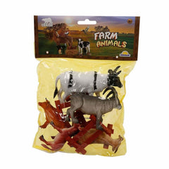 0708 Farm Animals Bag Animal Play Set Medium Size- Sunman