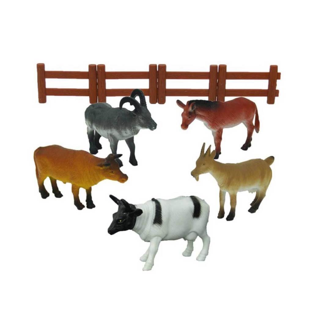 0708 Farm Animals Bag Animal Play Set Medium Size- Sunman