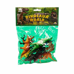 0710 World of Dinosaurs Bag Animal Play Set Medium Size