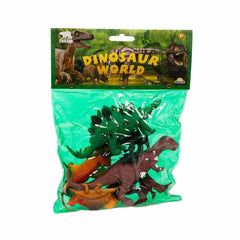 0710 World of Dinosaurs Bag Animal Play Set Medium Size