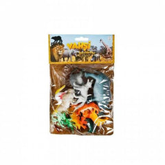 0711 Wild Animals Bag Animal Play Set Medium Size