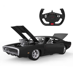 Nessiworld 1:16 1970 Dodge Charger R/T Remote Control Car with Sound and Lights