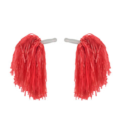 NessiWorld 1 Pair (2 Pieces) Red Color 23 April Show Pompom