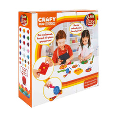 Nessiworld 1002012 Sunman, Crafy Crazy Pizza Play Dough Set 200 gr