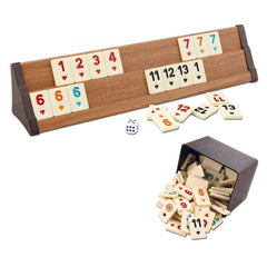 1010464 VIP Wooden Okey Set Light Color, Star Okey