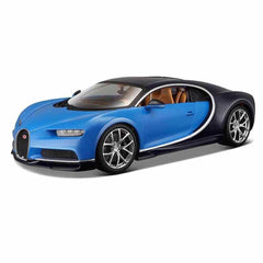 Nessiworld 1011040 1:18 Bugatti Chiron Model Blue Car -Sunman