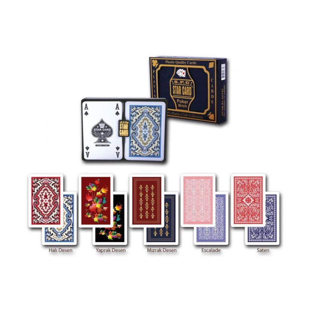 1033067 Star Plastic Cards 2 Pack