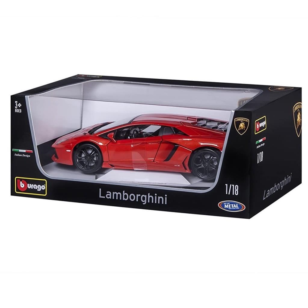 Nessiworld 11033 Burago 1:18 Lamborghini Aventador LP700-4 Orange Model Car