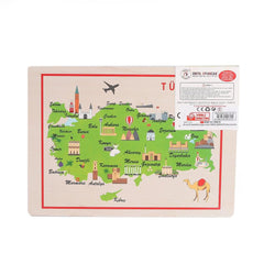 131-132 ONY Wooden Handle Puzzle Big to Small - Ten Years