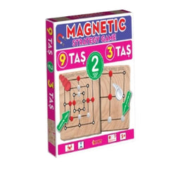 Nessiworld 1531549 Magnetic Strategy Games 9 Stones + 3 Stones - Diytoy