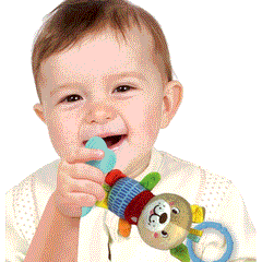 17785 Baby Clementoni - Cute Dog Rattle