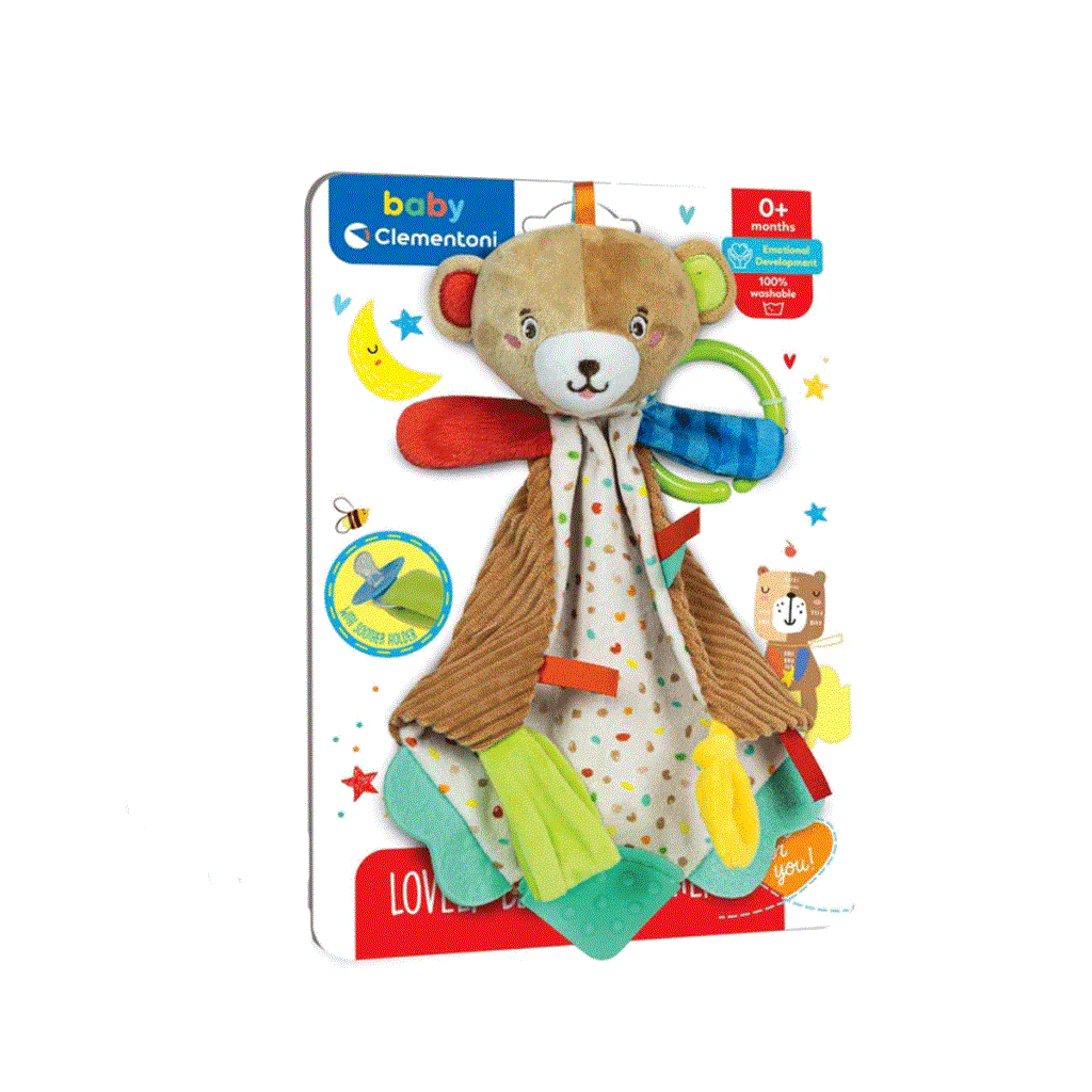 17786 Baby Clementoni - Lovely Bear Rattle