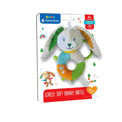 17787 Baby Clementoni - Lovely Rabbit Rattle