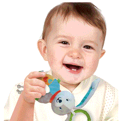 17787 Baby Clementoni - Lovely Rabbit Rattle