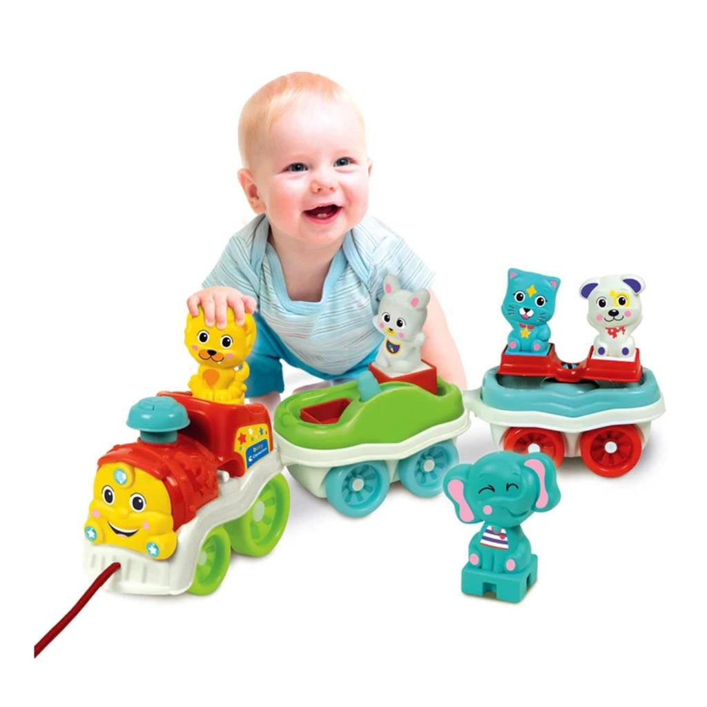 17848 Baby Clementoni - Baby Animals Train +9 months