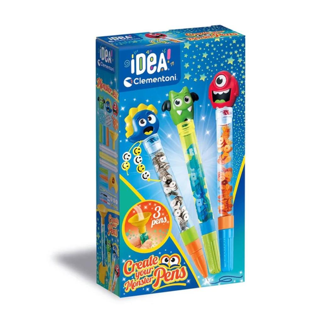 Nessiworld 18828 Idea Clemetoni - Mini Pen Lab - Monsters