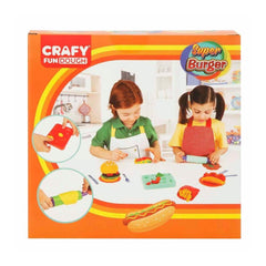 Nessiworld 2015 Crafy Super Burger Play Dough Set 200 g 12 Pieces