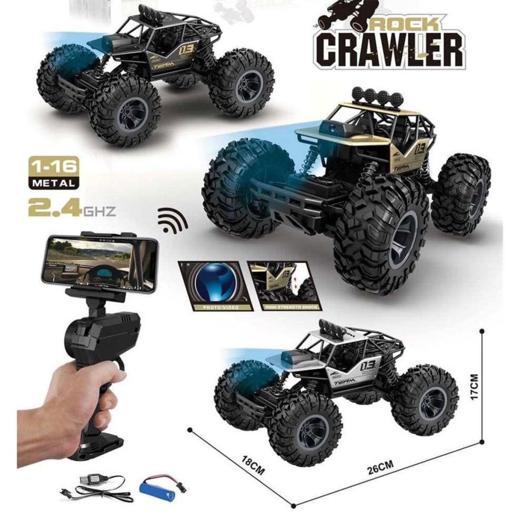 Nessiworld 2095 1 16 4X4 Rock Crawler with Wifi Camera -Gepettoys